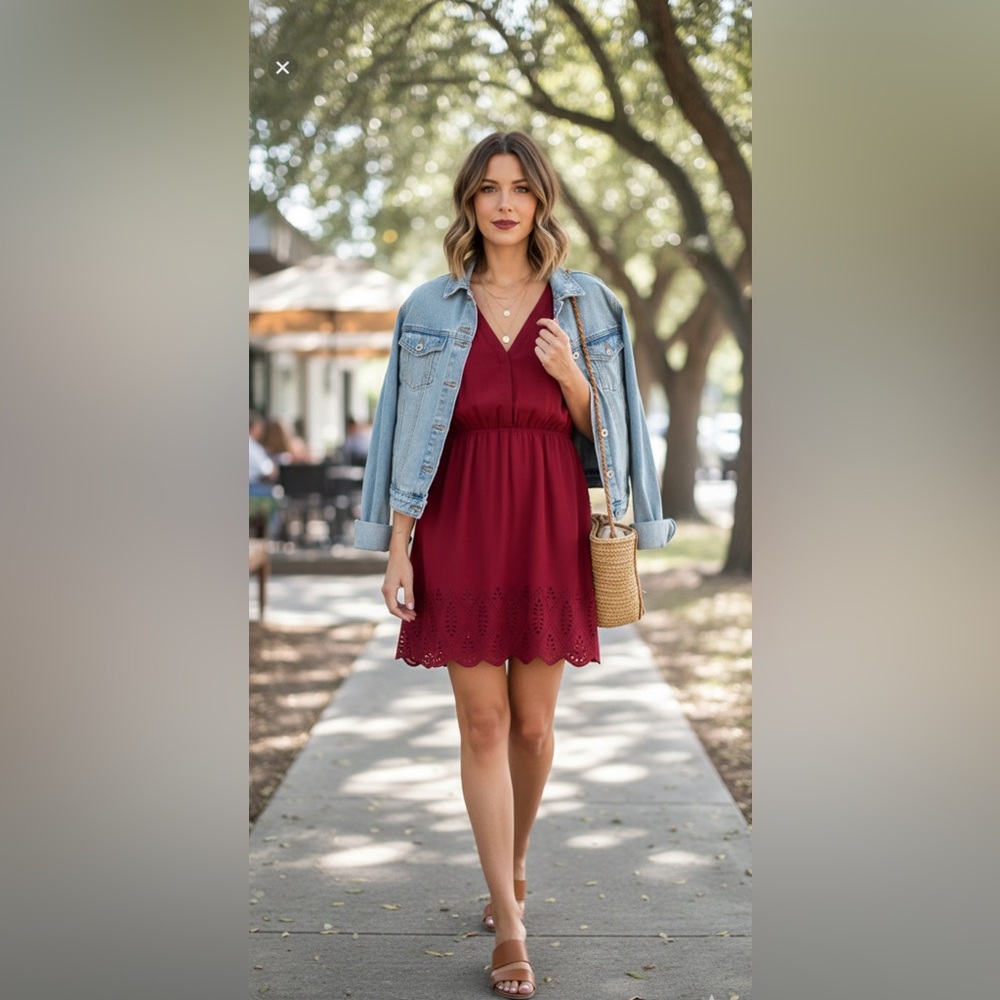 Madewell Stargaze Eyelet Dress